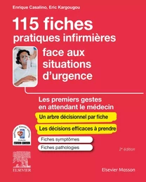 115 fiches pratiques infirmières face aux situations d'urgence