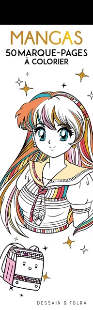 Marque-pages à colorier Mangas -  - DESSAIN TOLRA