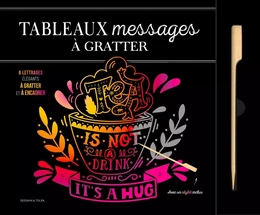 Tableaux  Messages et citation à gratter