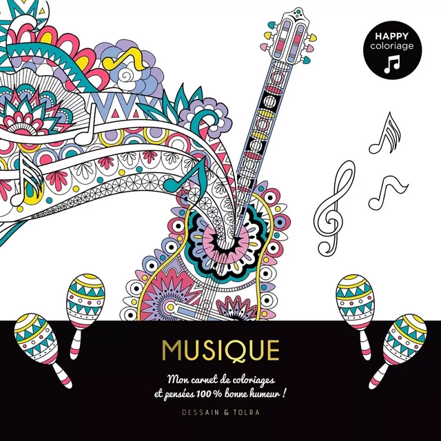 Happy coloriage Musique -  - DESSAIN TOLRA