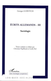 Ecrits allemands - III