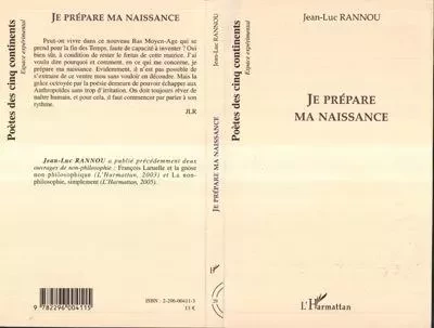 Je prépare ma naissance - Jean-Luc Rannou - Editions L'Harmattan