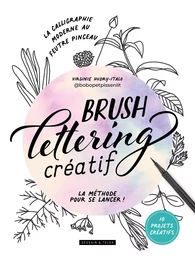 Brush lettering créatif