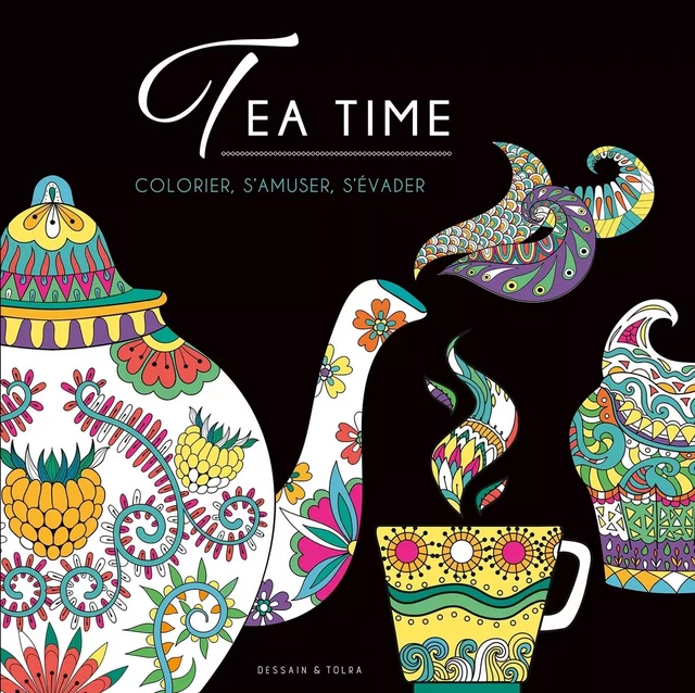 Coloriage Black - Tea time -  - DESSAIN TOLRA