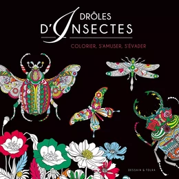 Coloriage Black - Drôles d'insectes