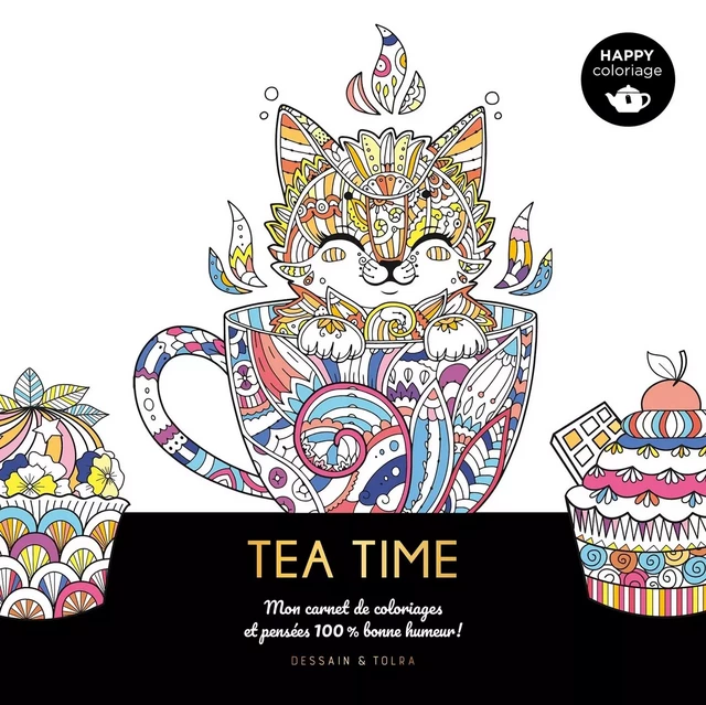 Happy coloriage - Tea time -  - DESSAIN TOLRA