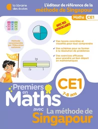 Premiers en maths - Méthode de Singapour CE1