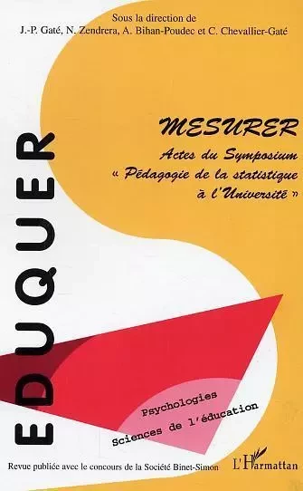 Mesurer - Christelle Chevallier-Gaté, Noëlle Zendrera, Alain Bihan-Poudec, Jean-Pierre Gaté - Editions L'Harmattan