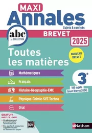 Maxi Annales Brevet 2025 - Corrigé