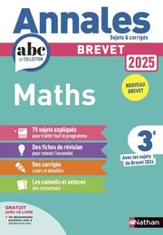 Annales Brevet 2025 Maths - Corrigé