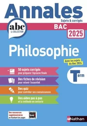 Annales Bac Philosophie 2025