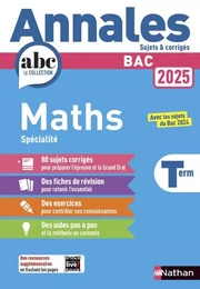 Annales Bac Maths Term. 2025 - Corrigé