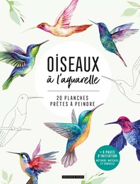 Oiseaux à l'aquarelle