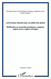 Annales, français, classe de 3ème