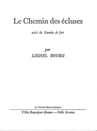 Le Chemin des écluses