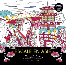 Happy coloriage Escale en Asie