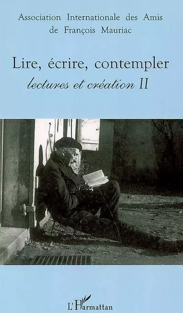 Lire, écrire, contempler -  - Editions L'Harmattan