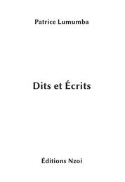 Dits et Écrits