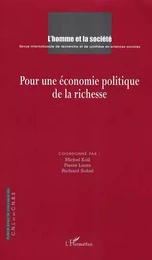 Pour une économie politique de la richesse