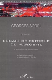 Essais de critique du marxisme