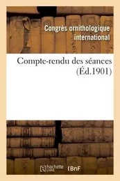 Compte-rendu des séances