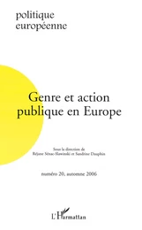 Genre et action publique en Europe