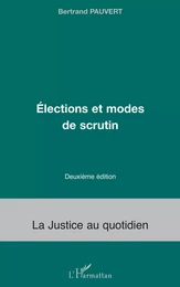 Eléctions et modes de scrutin (2ème édition)