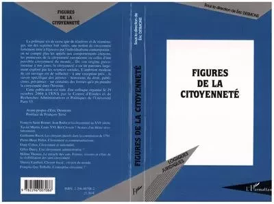 Figures de la citoyenneté - Éric Desmons - Editions L'Harmattan