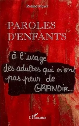 Paroles d'enfants