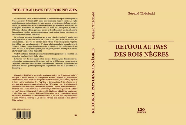 RETOUR AU PAYS DES ROIS NEGRES - Gérard THEOBALD - LGO