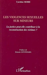 Les violences sexuelles sur mineurs