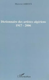 Dictionnaire des artistes algériens