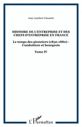 Histoire de l'entreprise et des chefs d'entreprise en France