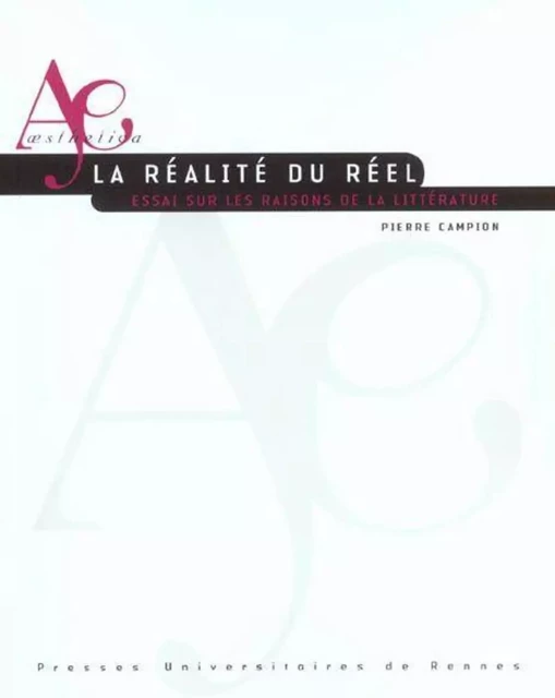 REALITE DU REEL -  PUR - PU RENNES