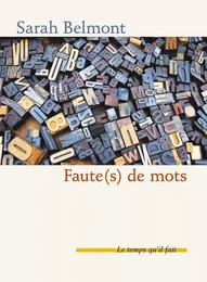 Faute(s) de mots