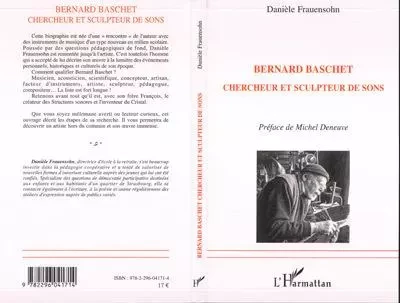 Bernard Baschet - Danièle Frauensohn - Editions L'Harmattan