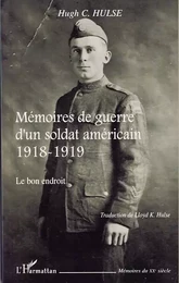 Mémoires de guerre d'un soldat américain 1918-1919