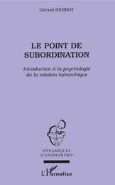 Le point de subordination