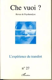 L'expérience du transfert