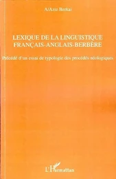 Lexique de la linguistique français-anglais-berbère