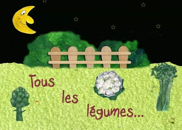 Tous les légumes (au clair de lune) -  Katym - MK67 KAMISHIBAI