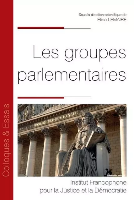 Les groupes parlementaires - Elina Lemaire - IFJD