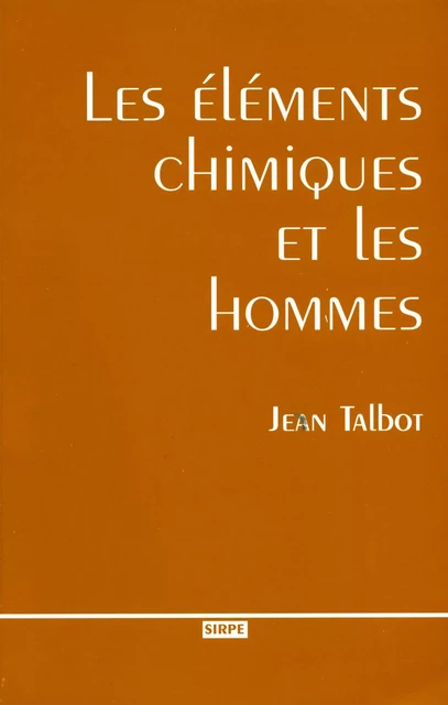 elements chimiques et hommes -  Talbot jean - EDP SCIENCES