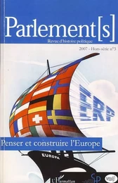 Penser et construire l'Europe