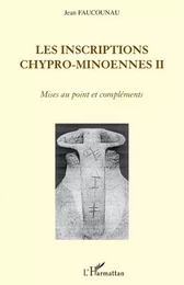 Les inscriptions chypro-minoennes II