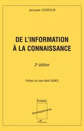 De l'information à la connaissance