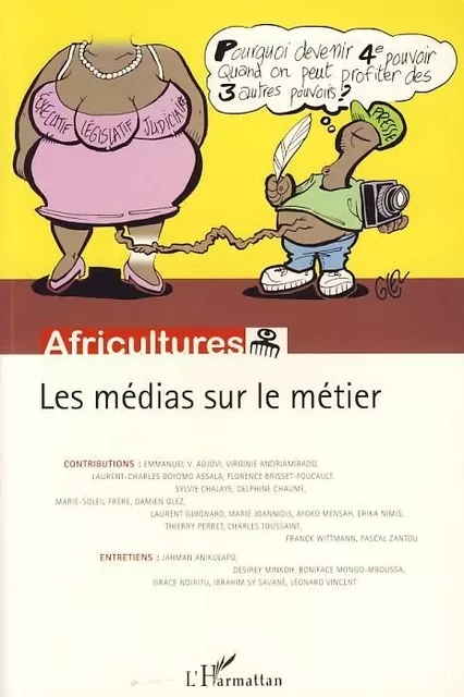 Les médias sur le métier -  - Editions L'Harmattan