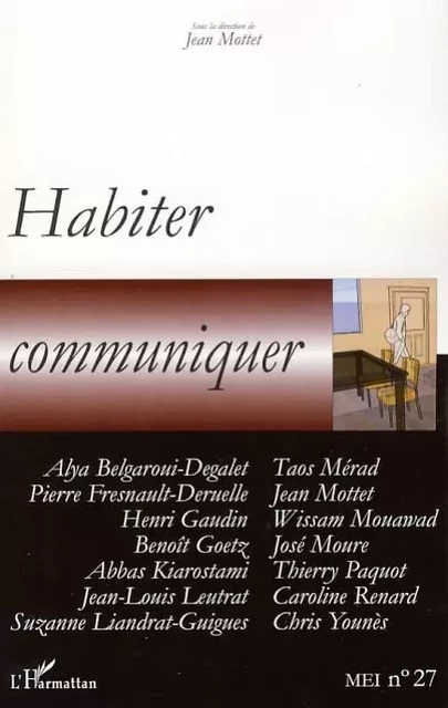 Habiter, communiquer -  - Editions L'Harmattan