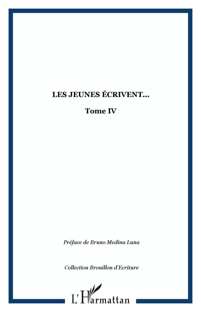 Les jeunes écrivent... -  - Editions L'Harmattan