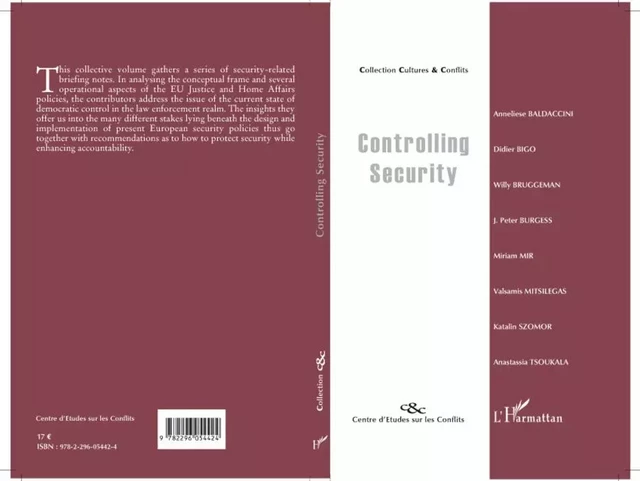 Controlling Security -  - Editions L'Harmattan